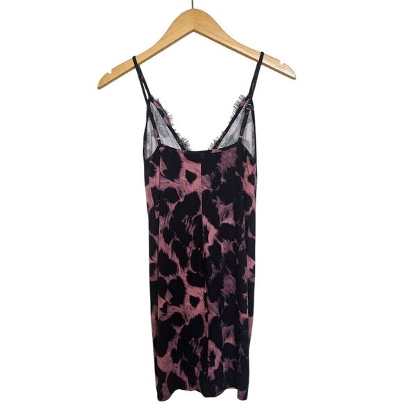 NWOT ASOS Women's Cami Lace Bust Mini Dress in Animal Print Size 4 - Picture 4 of 7